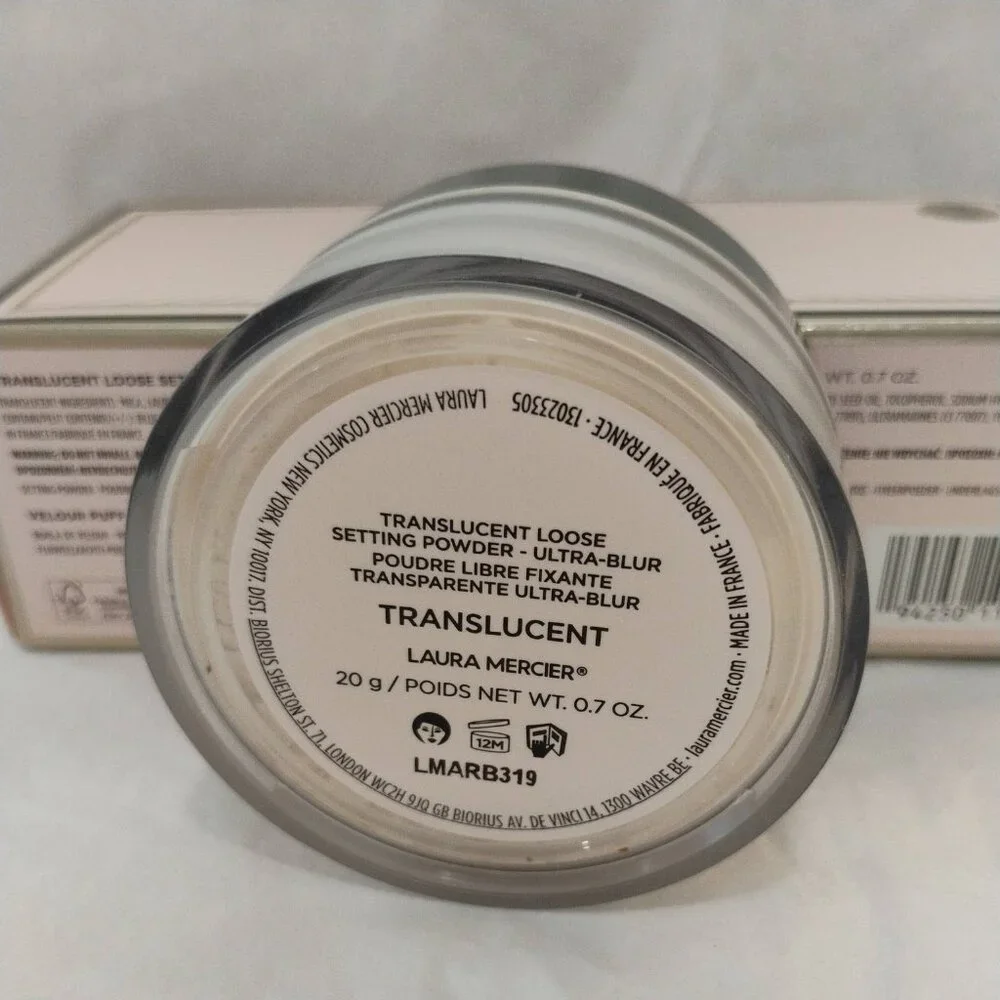Laura Mercier Setting Pwdr Translucent Ultra-Blur w Puff-Indulgent Icons Set-NWT